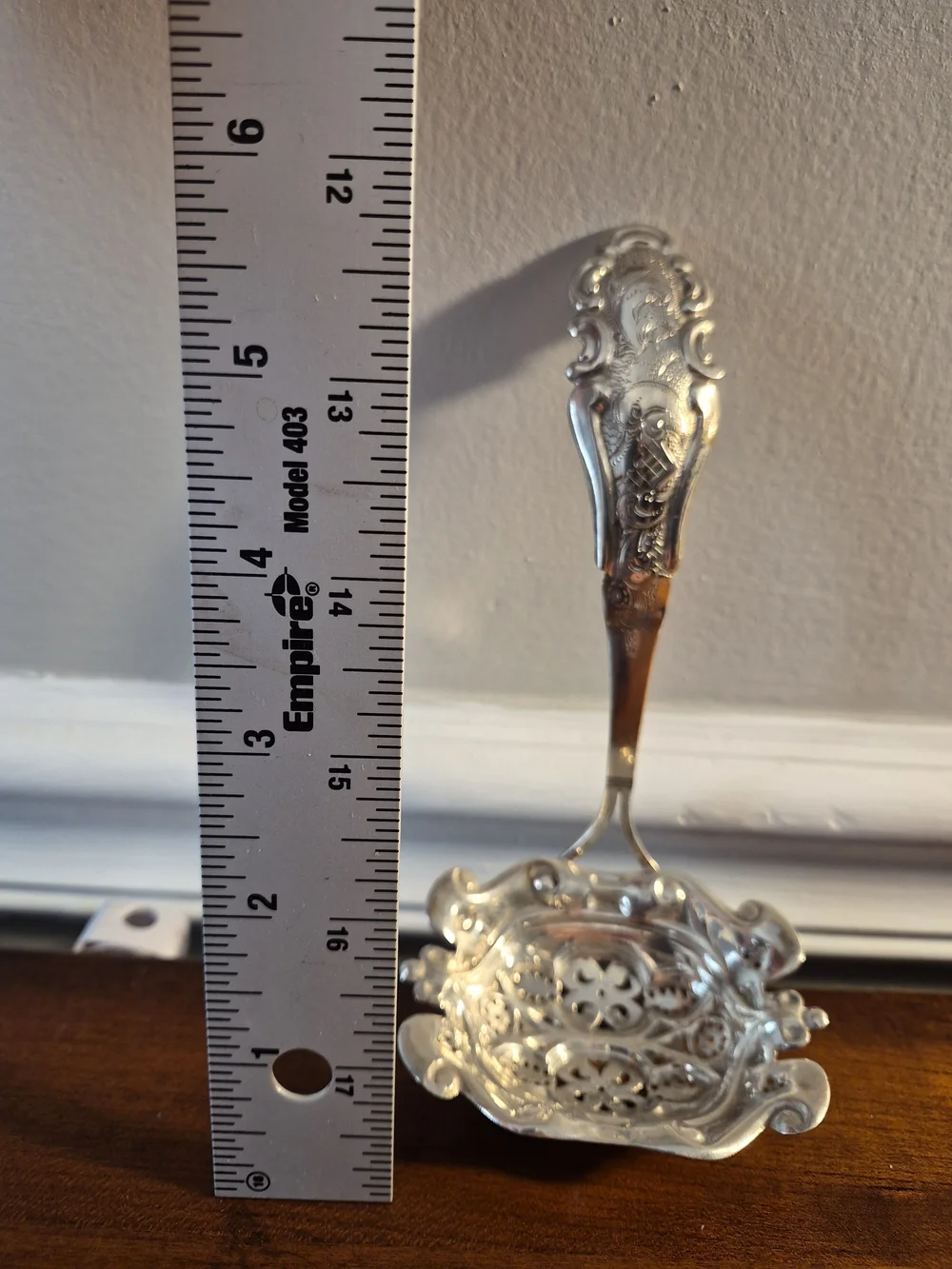 Antique/vintage 1859 To Early 1900's Dutch Sterling Silver Bon Bon/Sugar Spoon